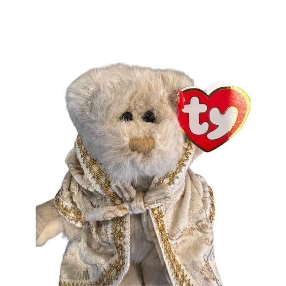 TY Beany Bear 1993 Christmas Bear Gwendolyn Beany Bear With Tag - Picture 2 of 6